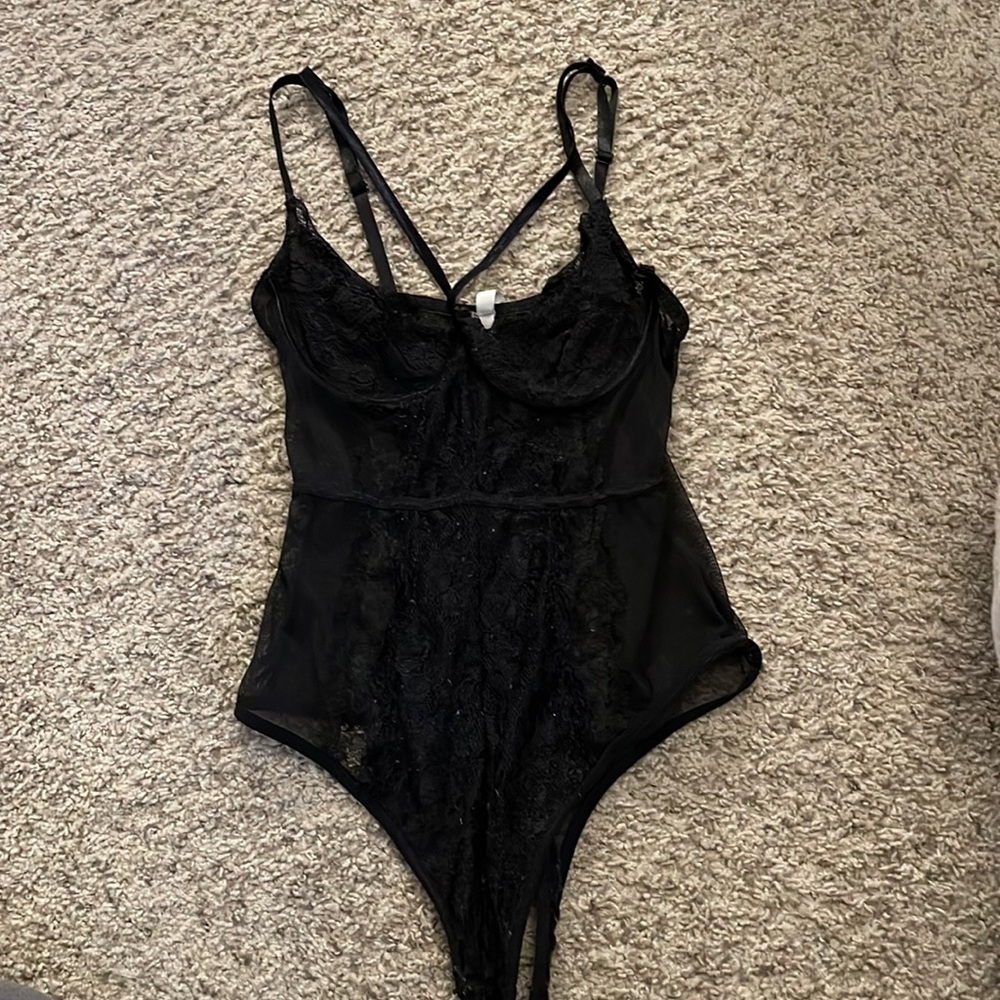 Lacey body suit